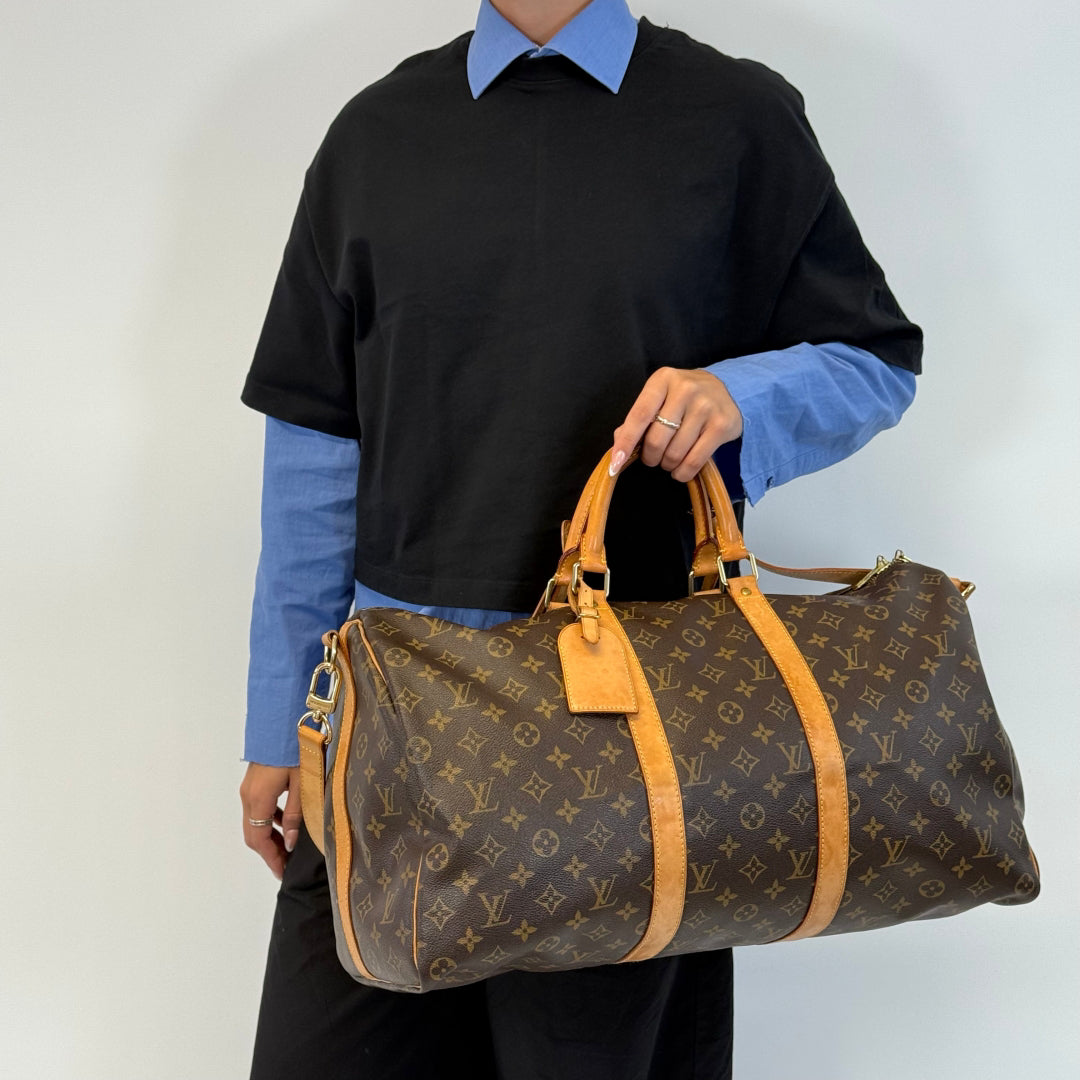Louis Vuitton Reisetasche Keepall 50 Bandouliére