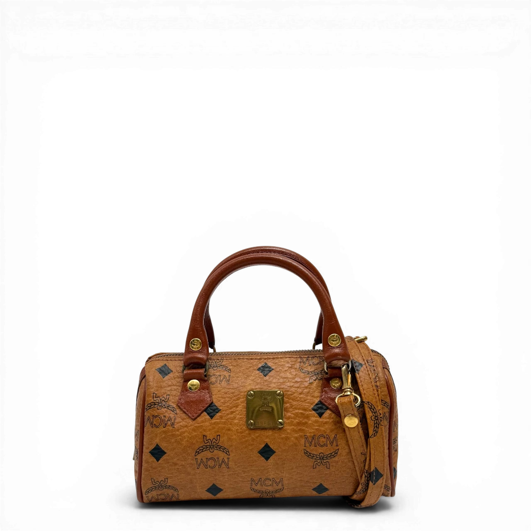 MCM Mini Boston Handbag