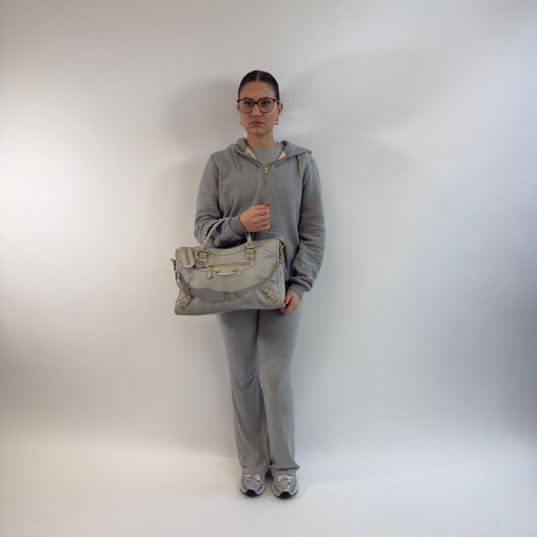 Balenciaga Handtasche Giant City Bag grau