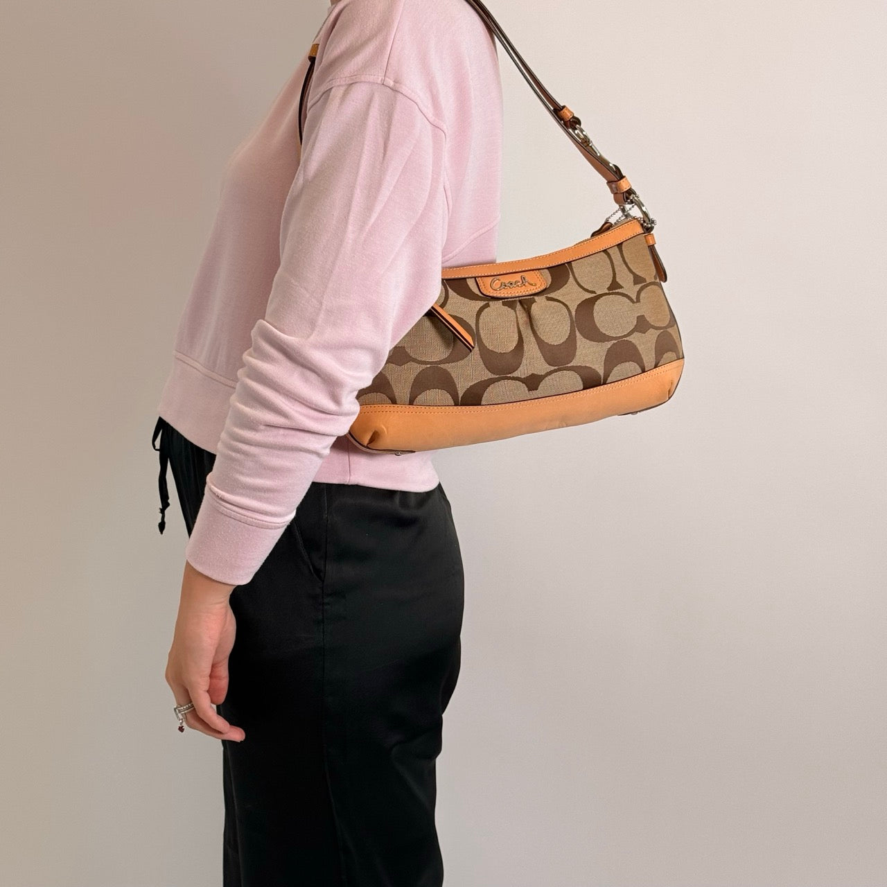Coach Schultertasche Signature
