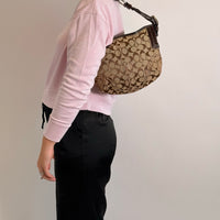 Coach Schultertasche Hobo Signature