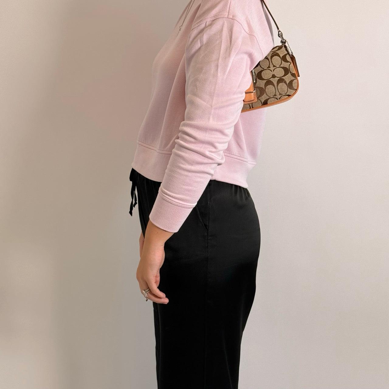 Coach Pochette mit Schnalle Signature