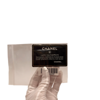 Chanel Geldbeutel Camellia aus rotem Lammleder – Zubehör: Echtheitskarte