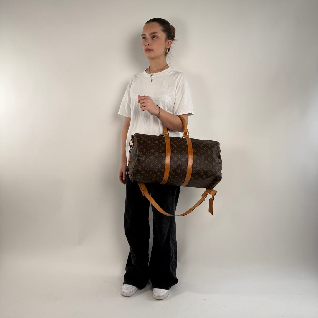 Louis Vuitton Reisetasche Keepall 45 braun