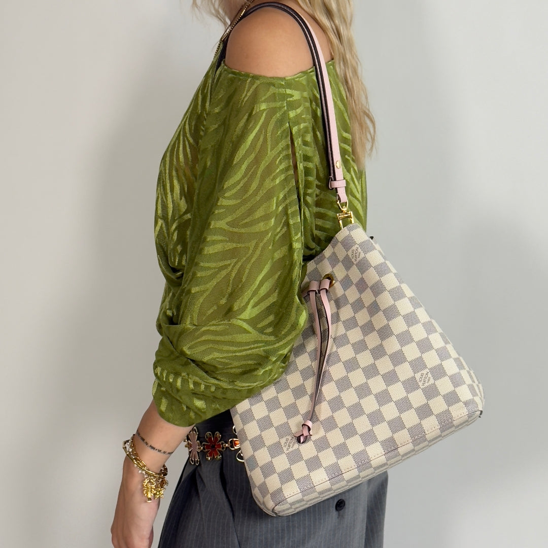 Louis Vuitton Schultertasche NeoNoé MM Damier Azur