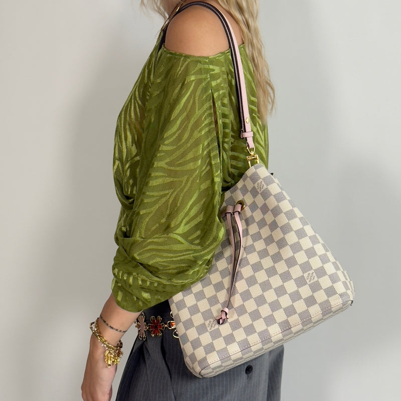Louis Vuitton Schultertasche NeoNoé MM Damier Azur