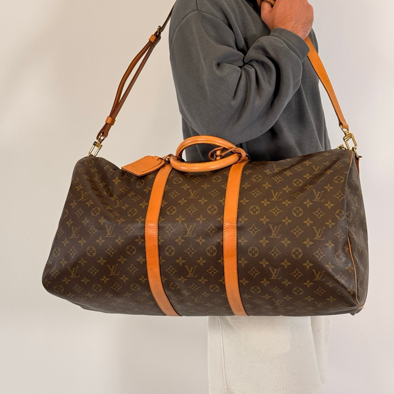 Louis Vuitton Reisetasche Keepall 60 Bandouliére