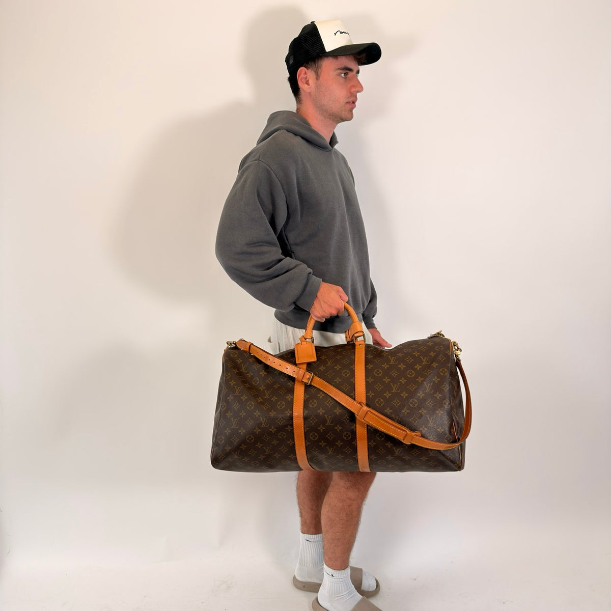 Louis Vuitton Keepall 60 Bandoulière Travel Bag