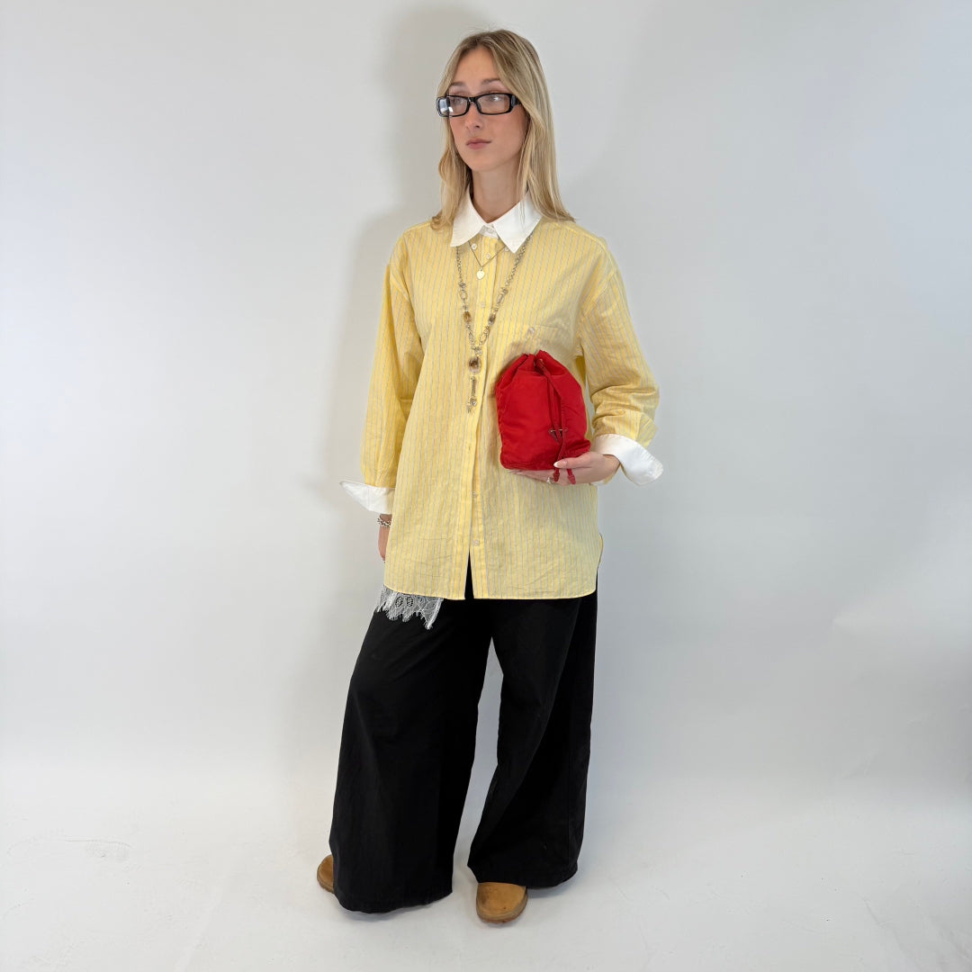 Clutch Tessuto Drawstring Pouch