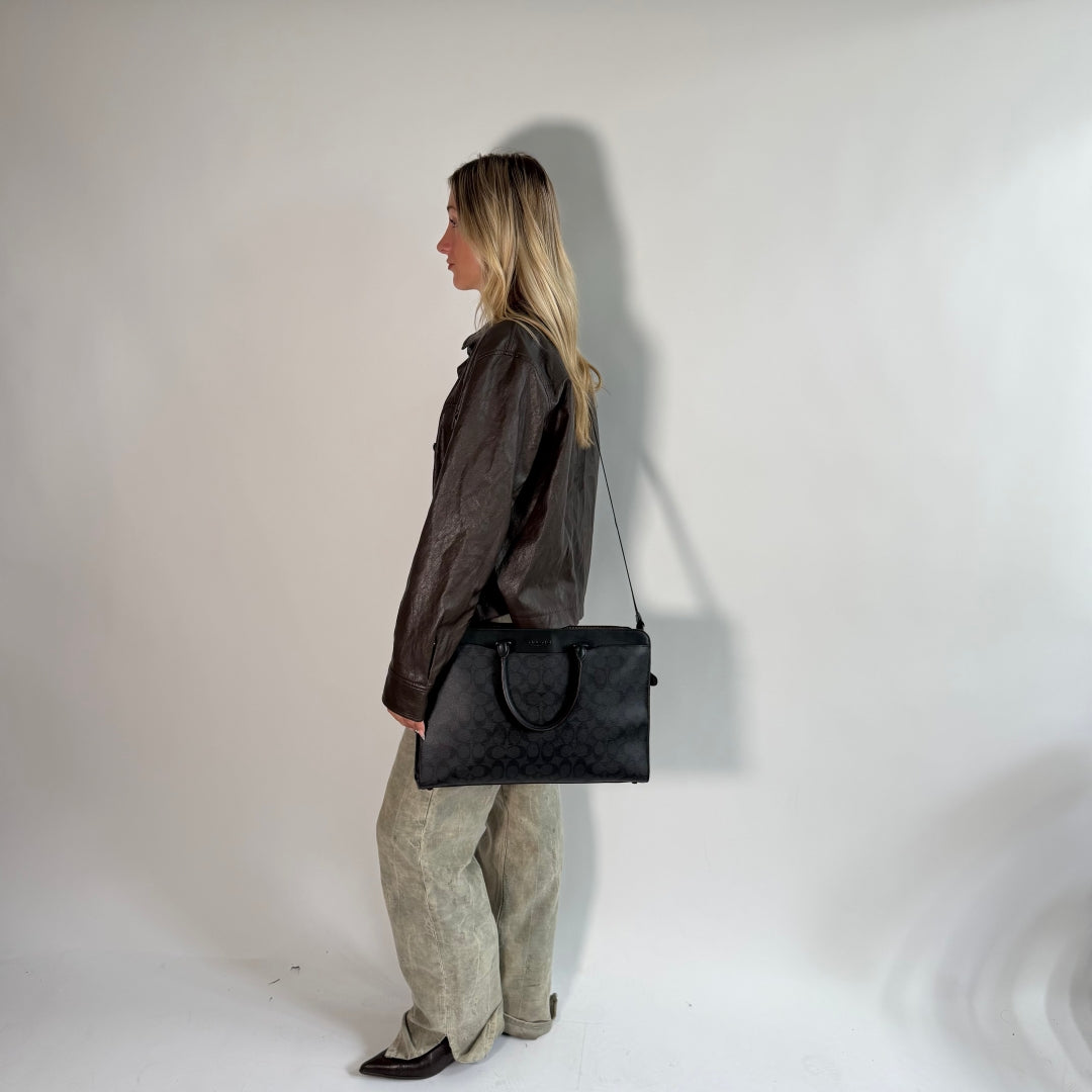 Coach Signature Laptop Bag