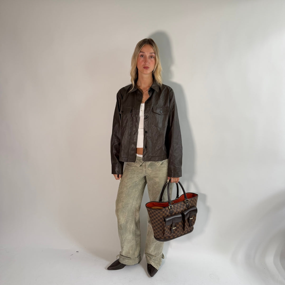 Louis Vuitton Handtasche Manosque GM Damier Ebene