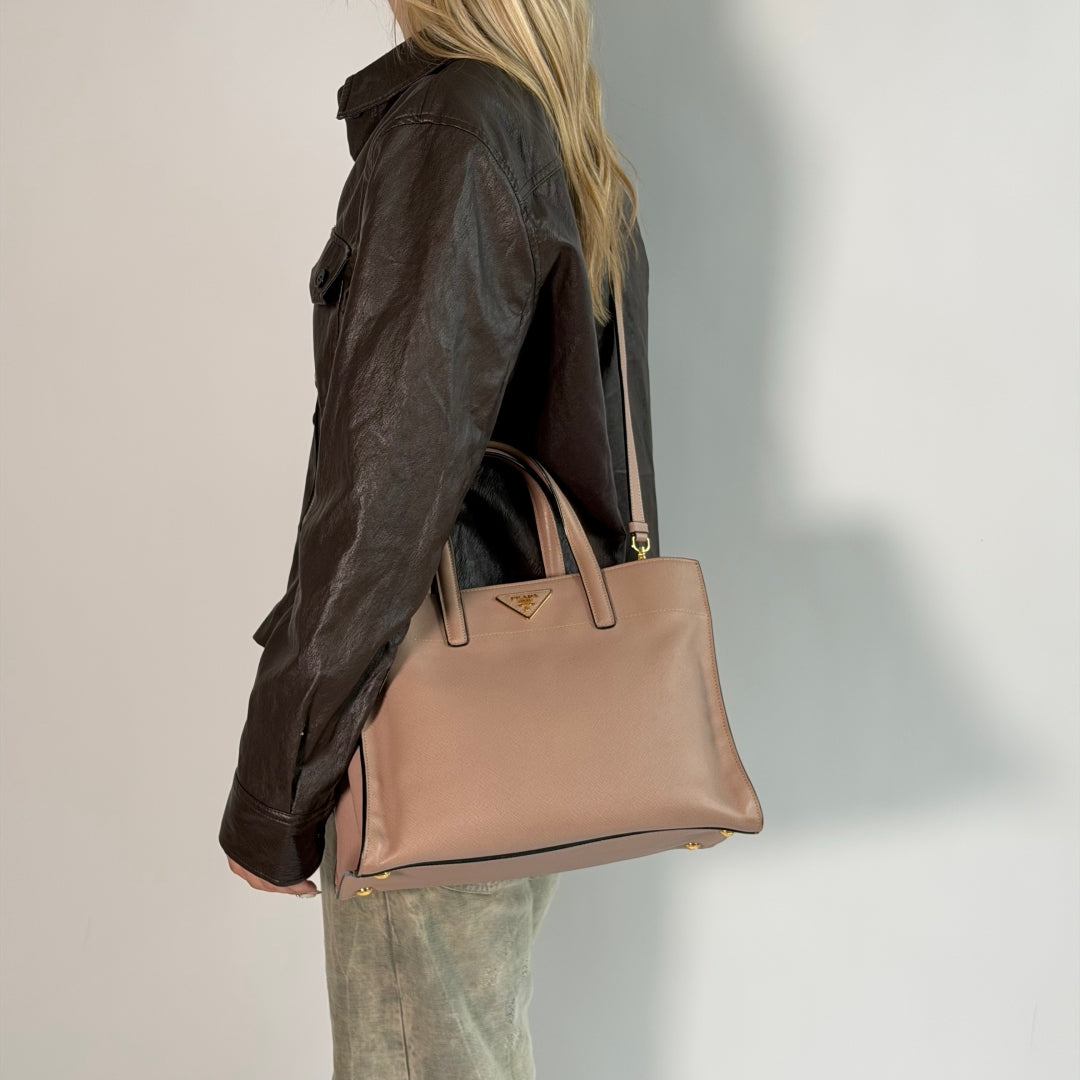 Prada Triple Pocket Handbag