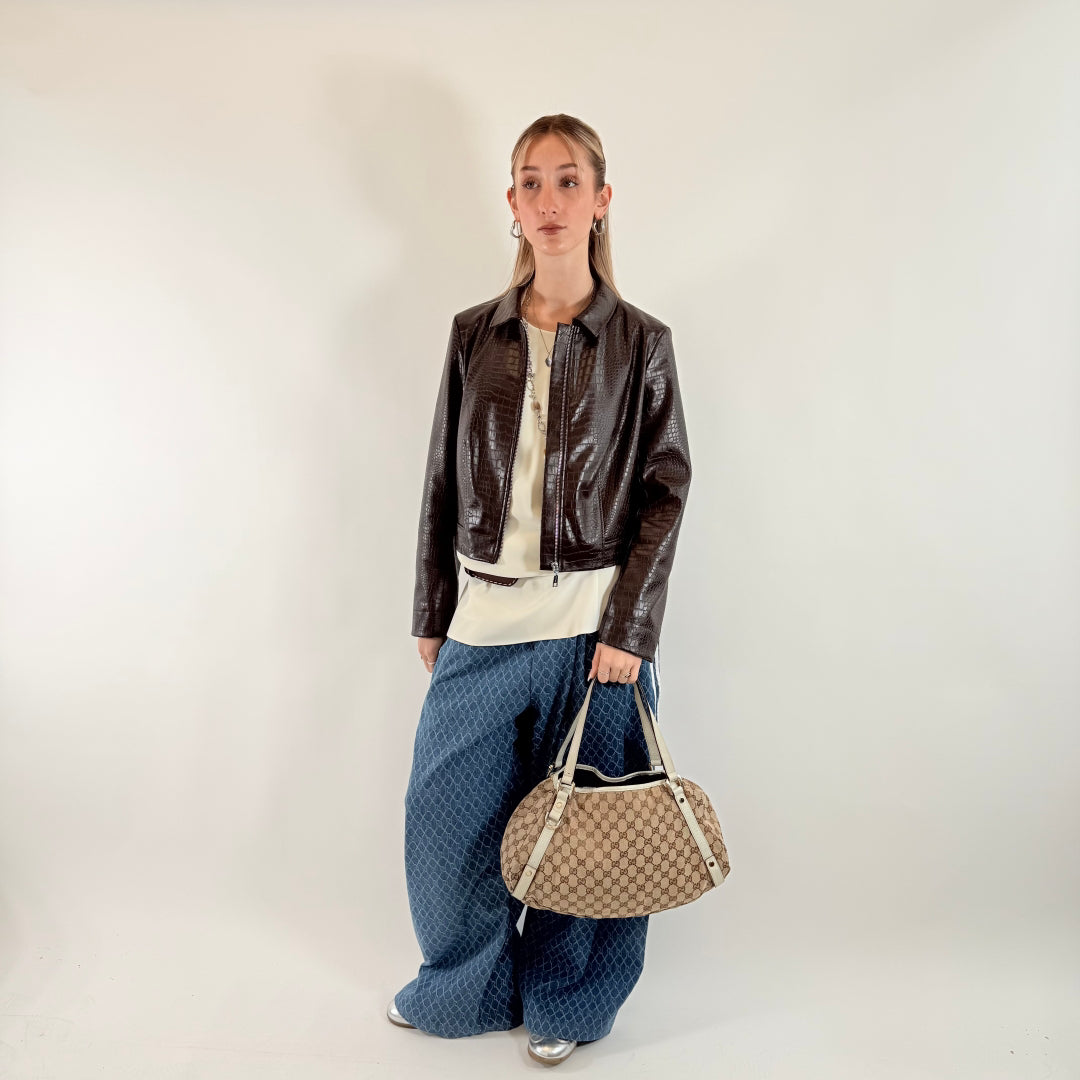 Gucci Abbey Tote Bag Beige