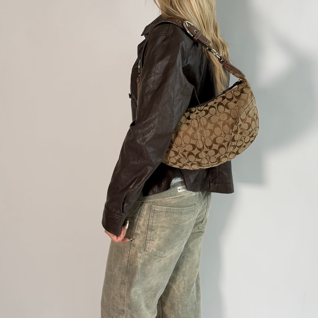 Coach Schultertasche Hobo Signature