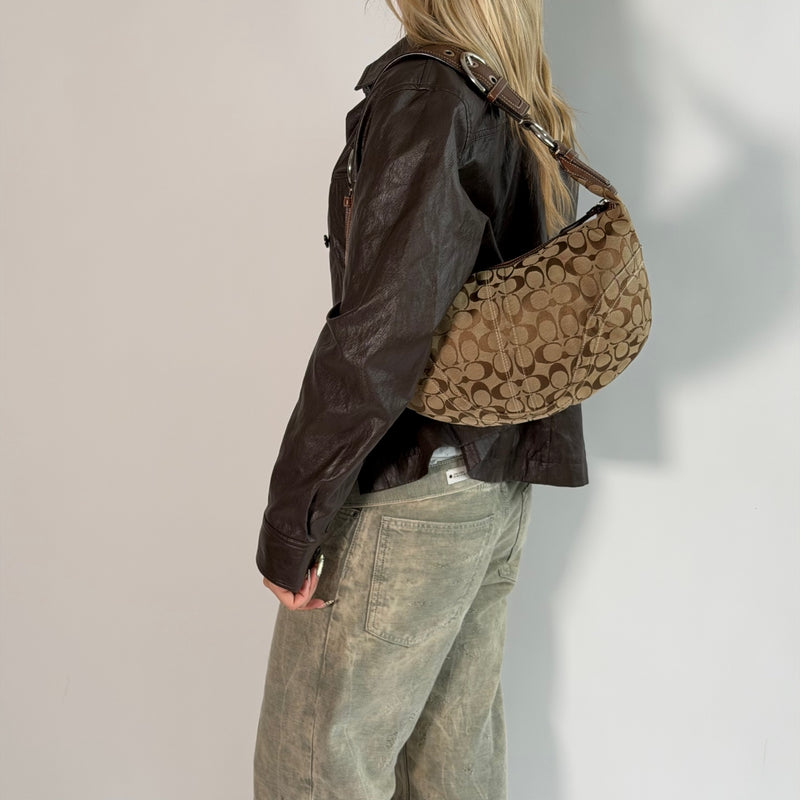 Coach Schultertasche Hobo Signature