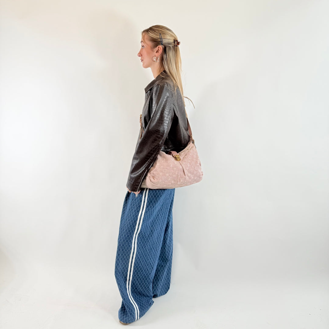 Schultertasche Baggy Denim
