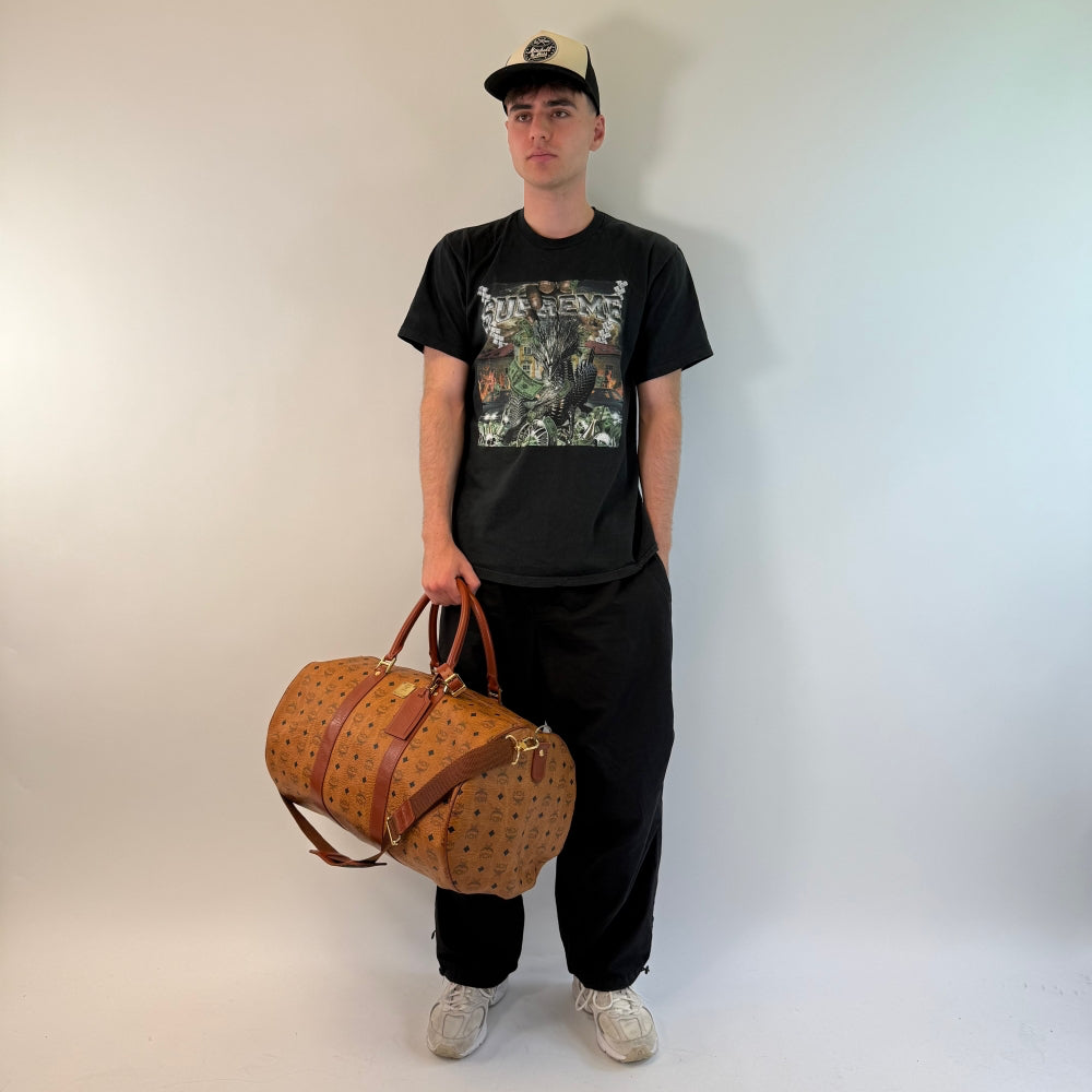 MCM Reisetasche 50 mit Umhängegurt visetos braun