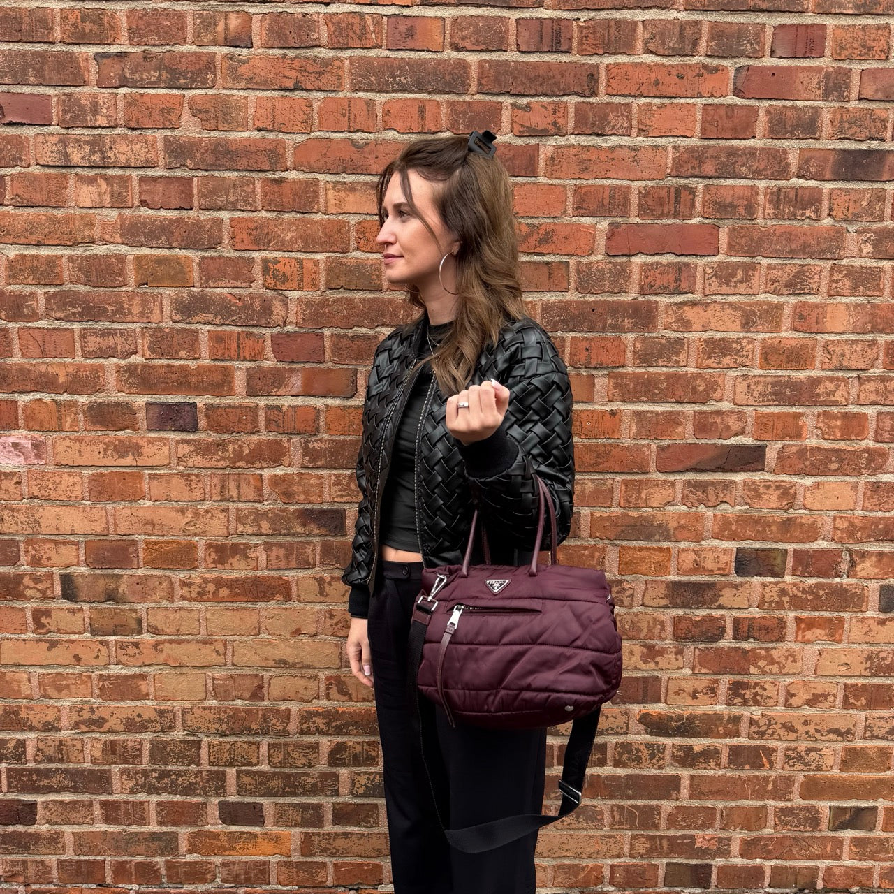 Prada Handtasche Bomber