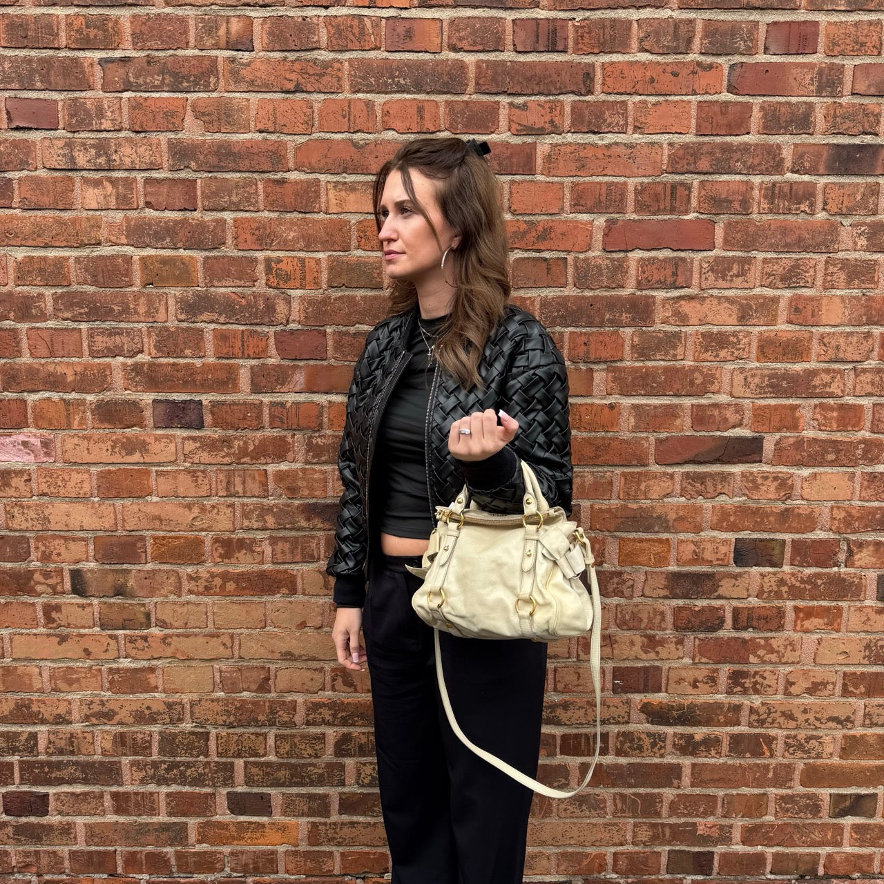 Miu Miu Handtasche Vitello Satchel klein