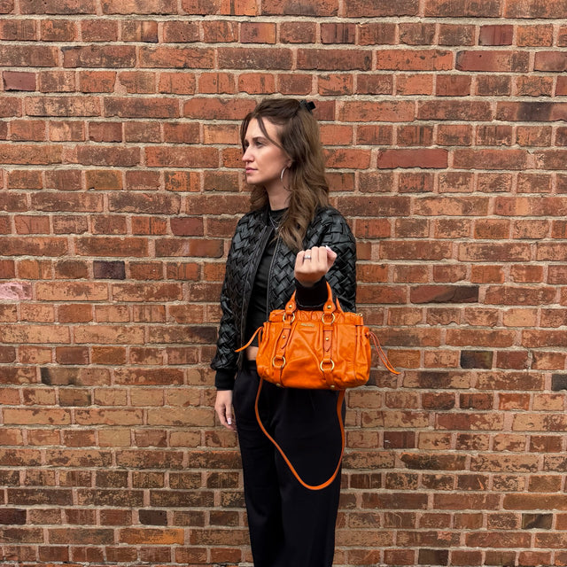 Handtasche Vitello Lux klein