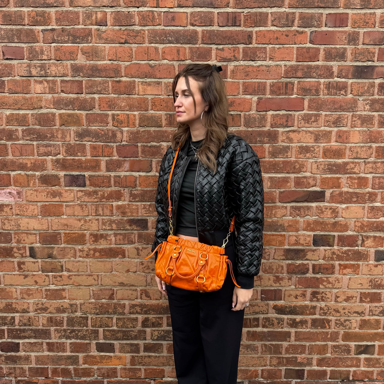 Handtasche Vitello Lux klein