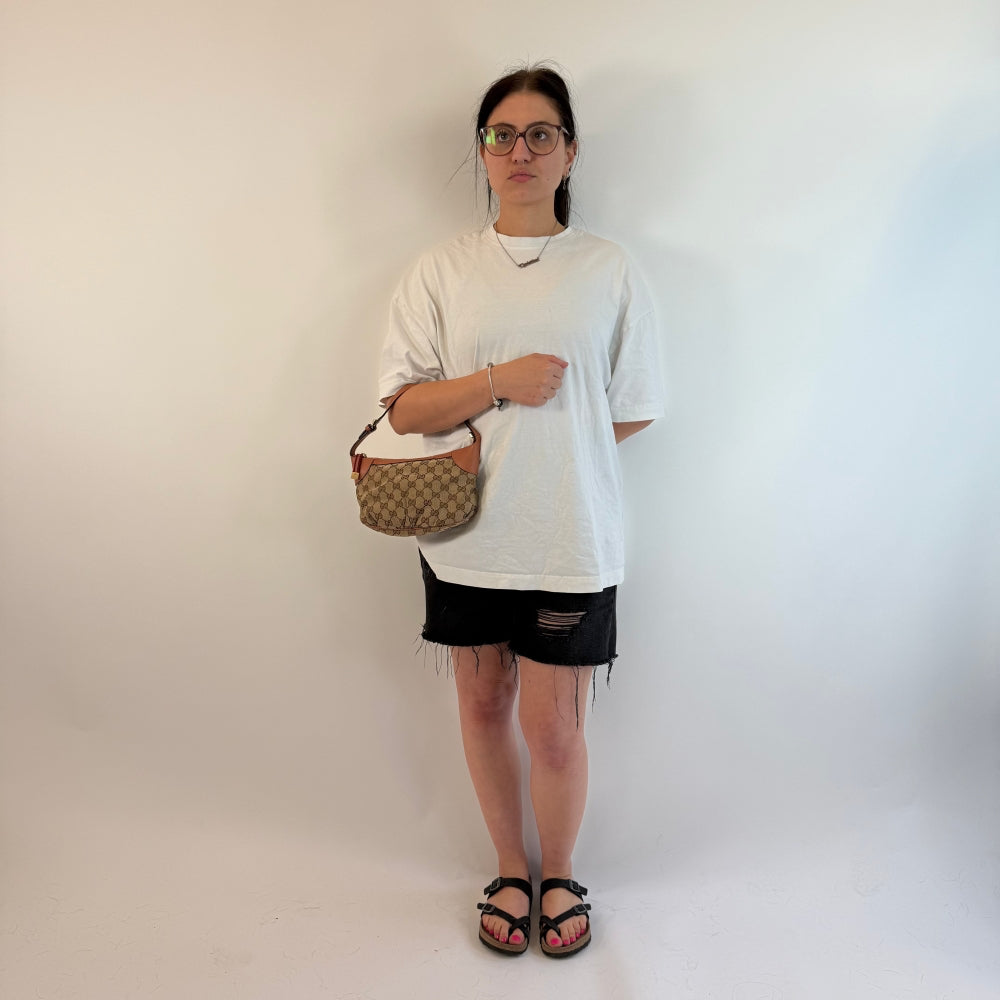 Gucci Pochette Sherry Line monogram beige