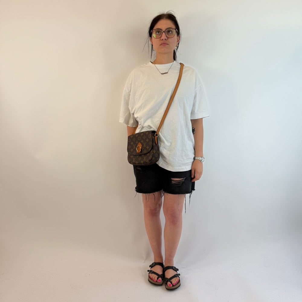 Louis Vuitton Umhängetasche Saint Cloud MM monogram braun