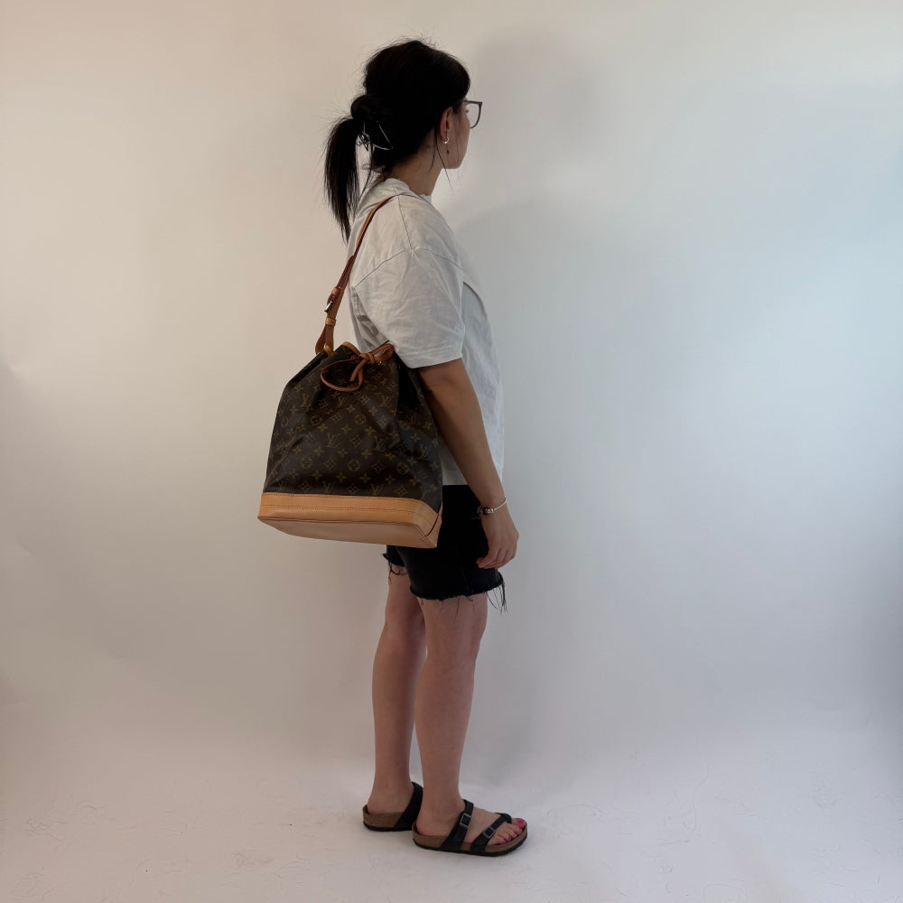 Louis Vuitton Handtasche Sac Noé grande monogram braun