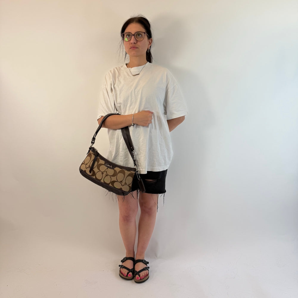 Coach Umhängetasche monogram beige