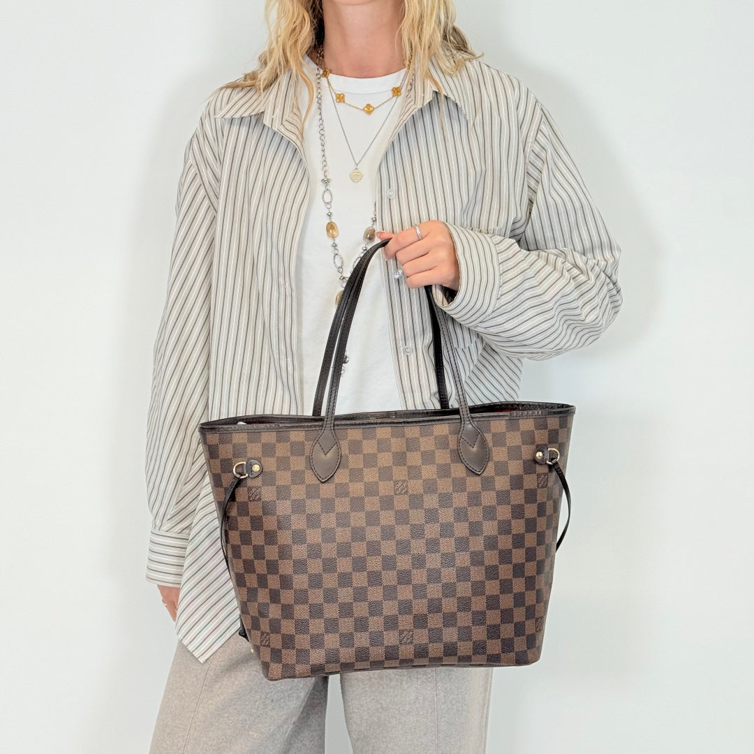 Louis Vuitton Shopper Neverfull MM Damier Ebene