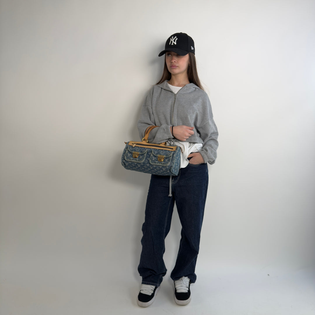 Louis Vuitton handbag Neo Speedy Denim blue