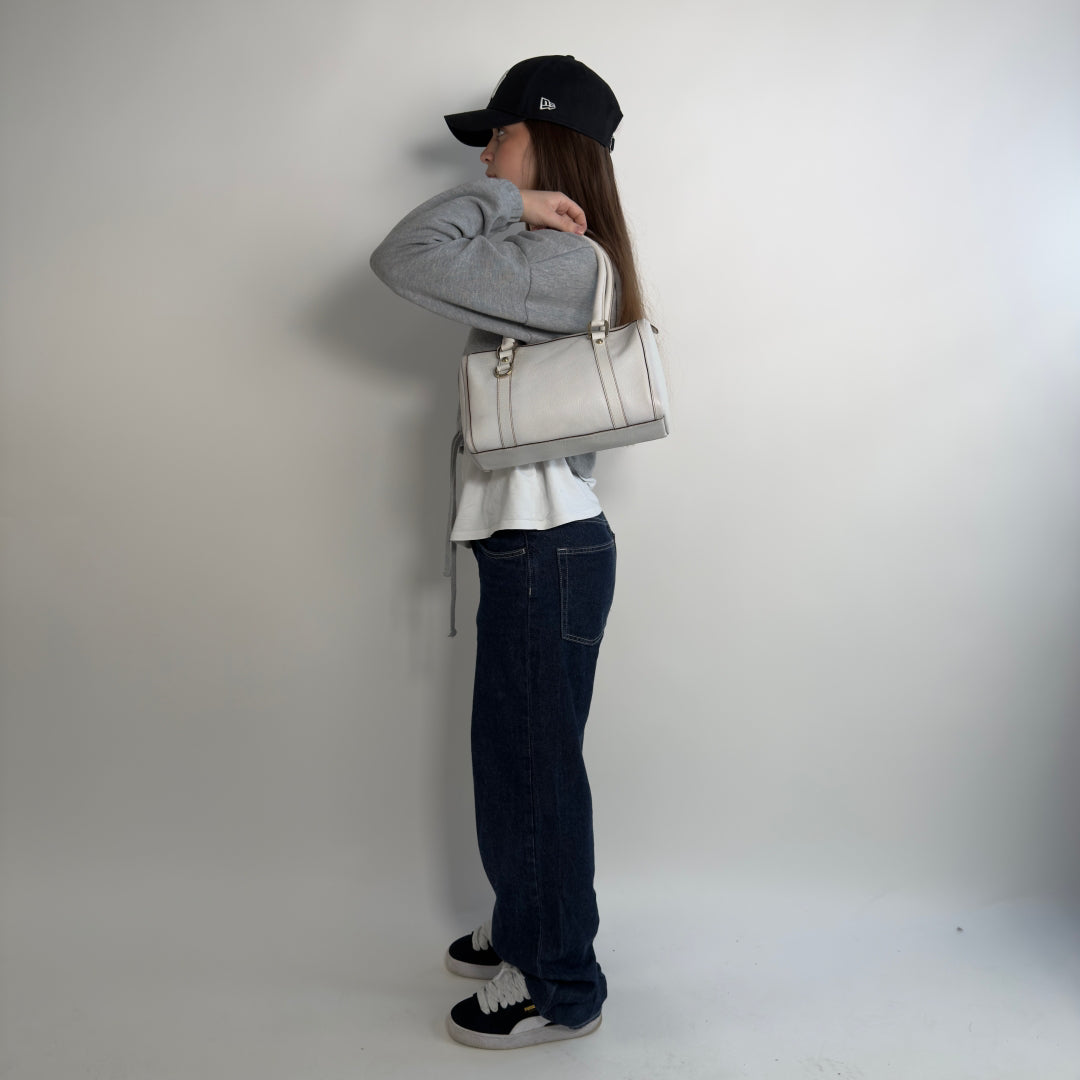 Gucci Handtasche Abbey länglich weiß
