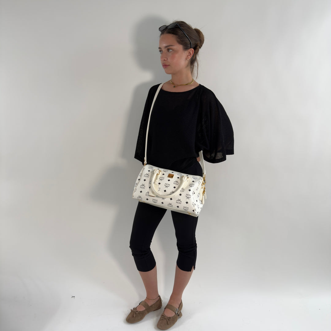 MCM Ella Boston 30 Handbag