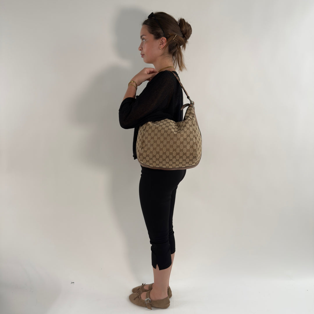 Gucci Schultertasche Hobo Bamboo