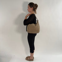 Gucci Schultertasche Hobo Bamboo