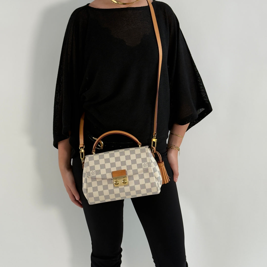 Louis Vuitton Handtasche Croisette Damier Azur