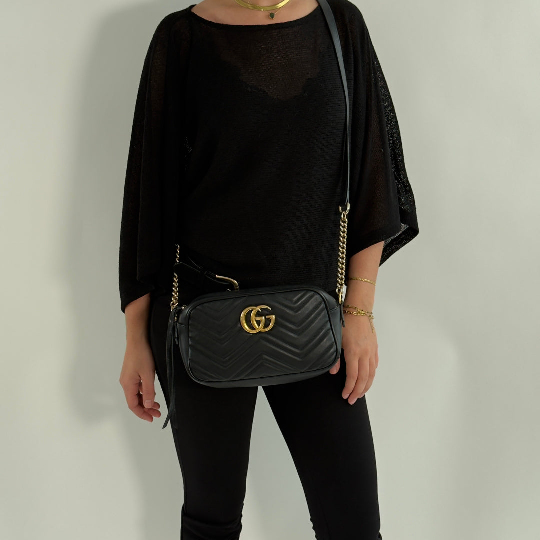 Gucci Marmont Small GG Crossbody Bag