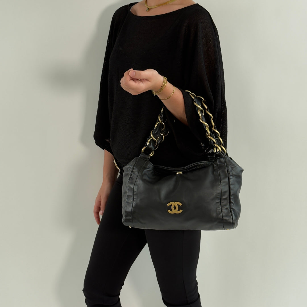 Chanel Schultertasche Hobo