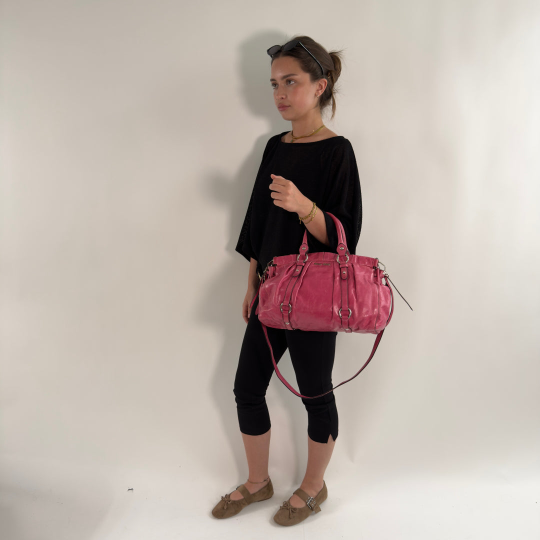 Miu Miu Vitello Lux Handbag