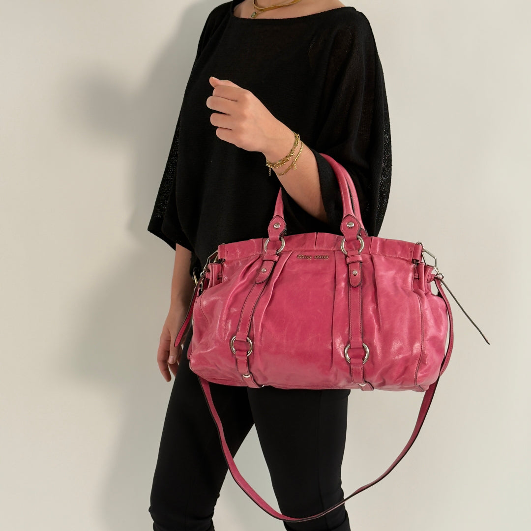 Miu Miu Vitello Lux Handbag