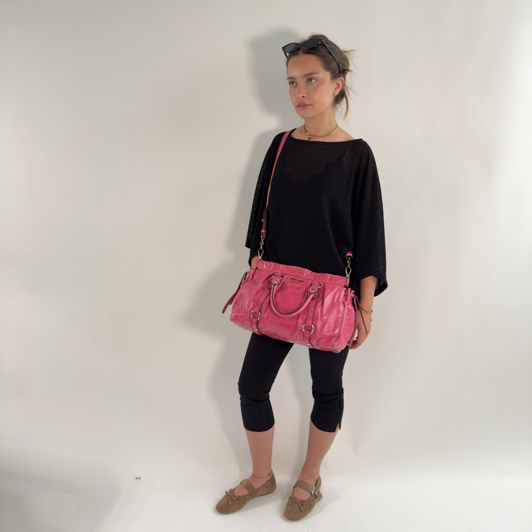 Miu Miu Vitello Lux Handbag
