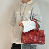 Handtasche Vitello Shine