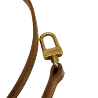 Louis Vuitton Schultergurt 100cm aus Leder braun