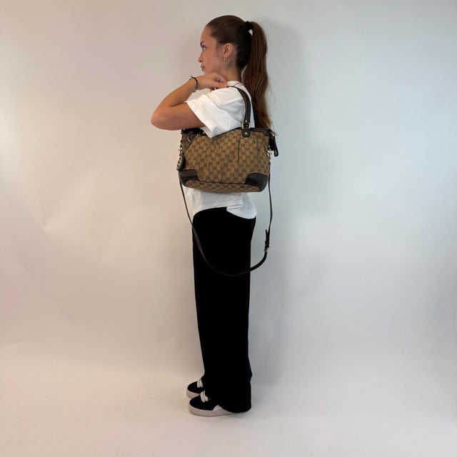 Gucci Handtasche Sukey beige