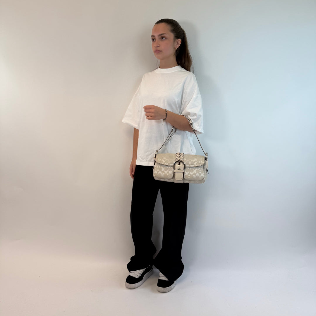 Coach Handtasche Soho weiß