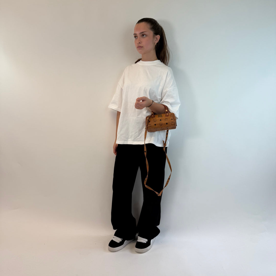 MCM Handtasche Mini Boston braun