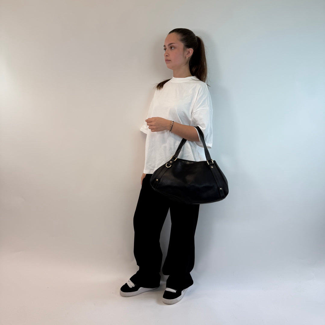 Gucci Handtasche Abbey Shopper aus Leder schwarz