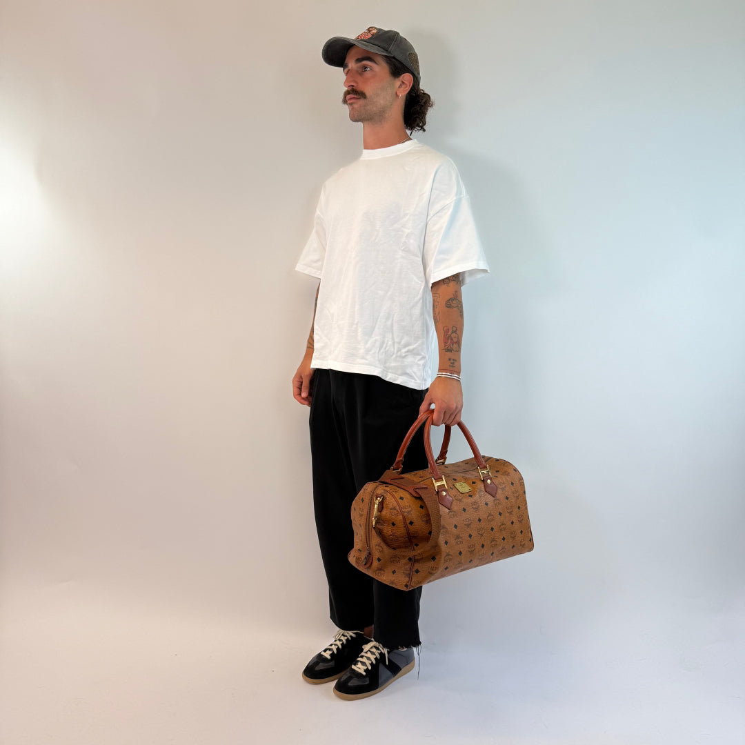 MCM Handtasche Boston 40 braun
