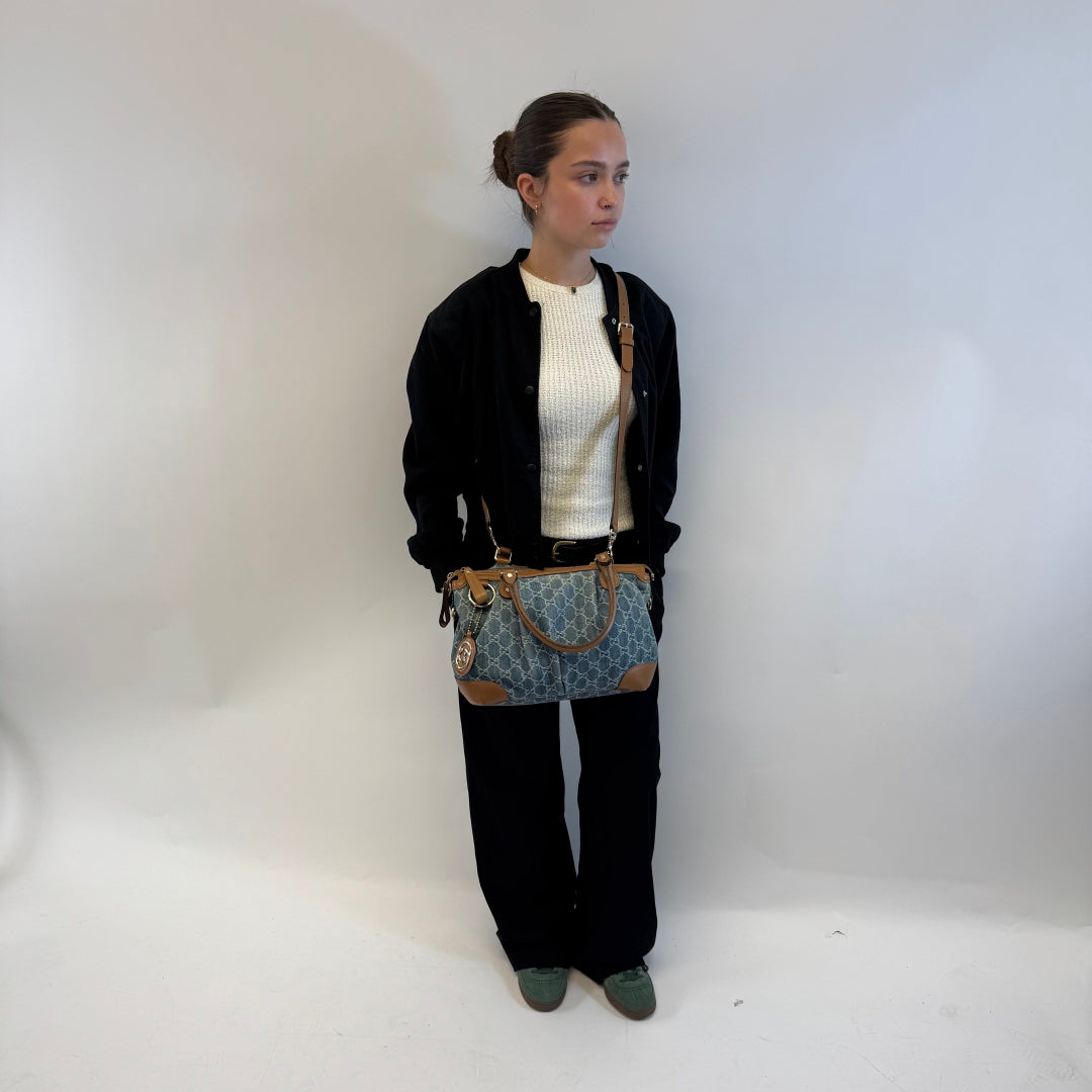Gucci Handtasche Sukey Denim
