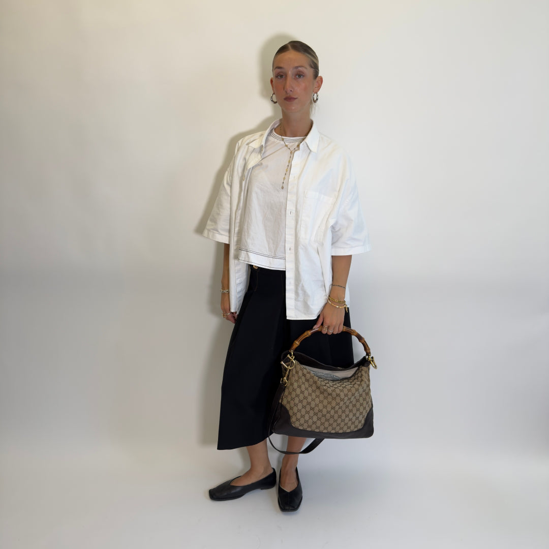 Gucci Schultertasche Bamboo